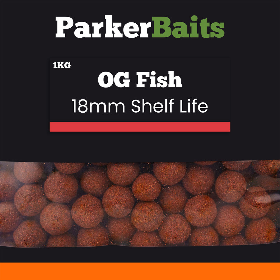 OG Fish Boilies, 1kg, 18mm shelf life